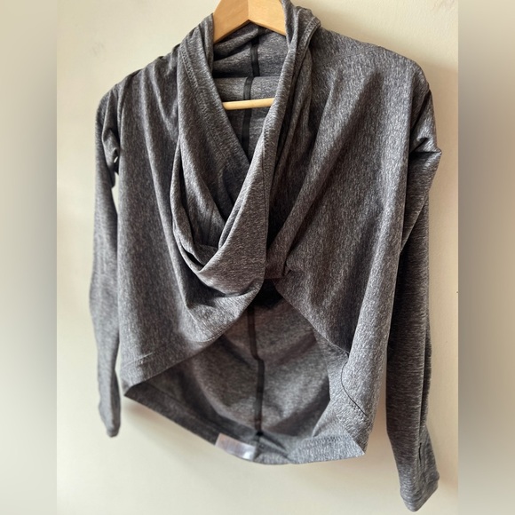 Ivivva Charcoal Cowl Neck Sweater 10 - Picture 3 of 5